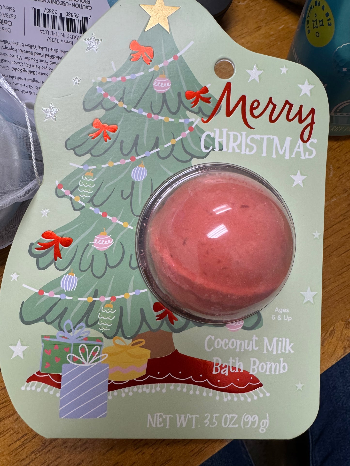 Coconut milk bath bombs