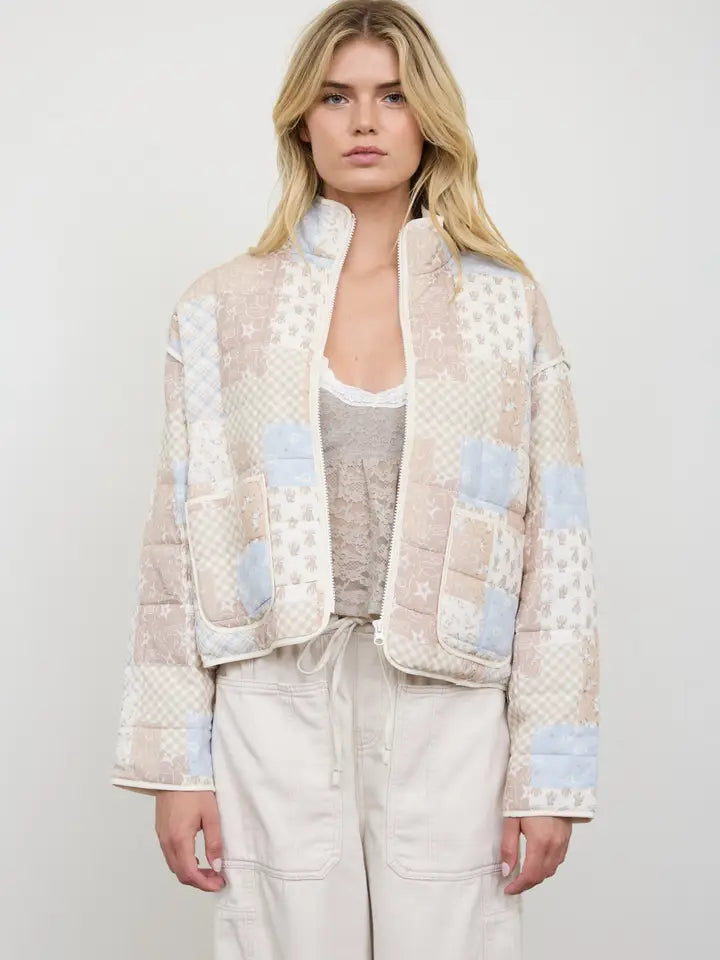 Quilted horse jacket