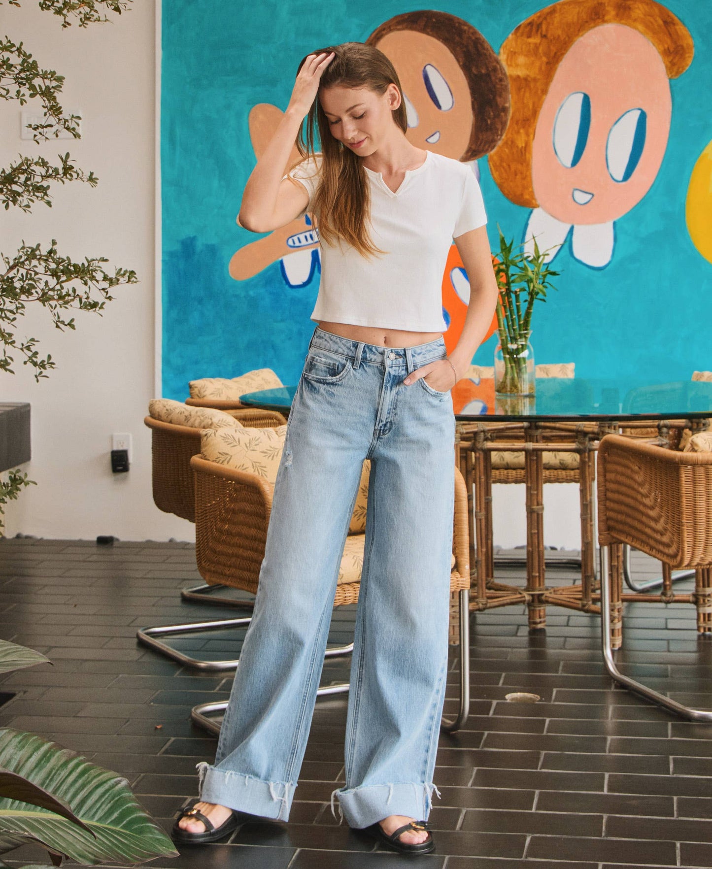 Jubilant wide leg