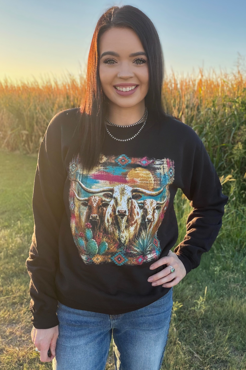Painted West Pullover