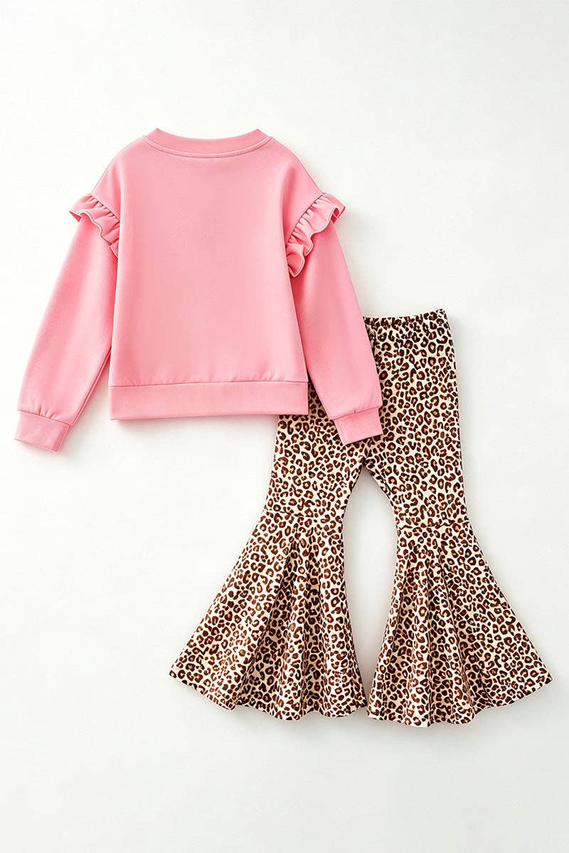 Merry Christmas Pink ruffle set