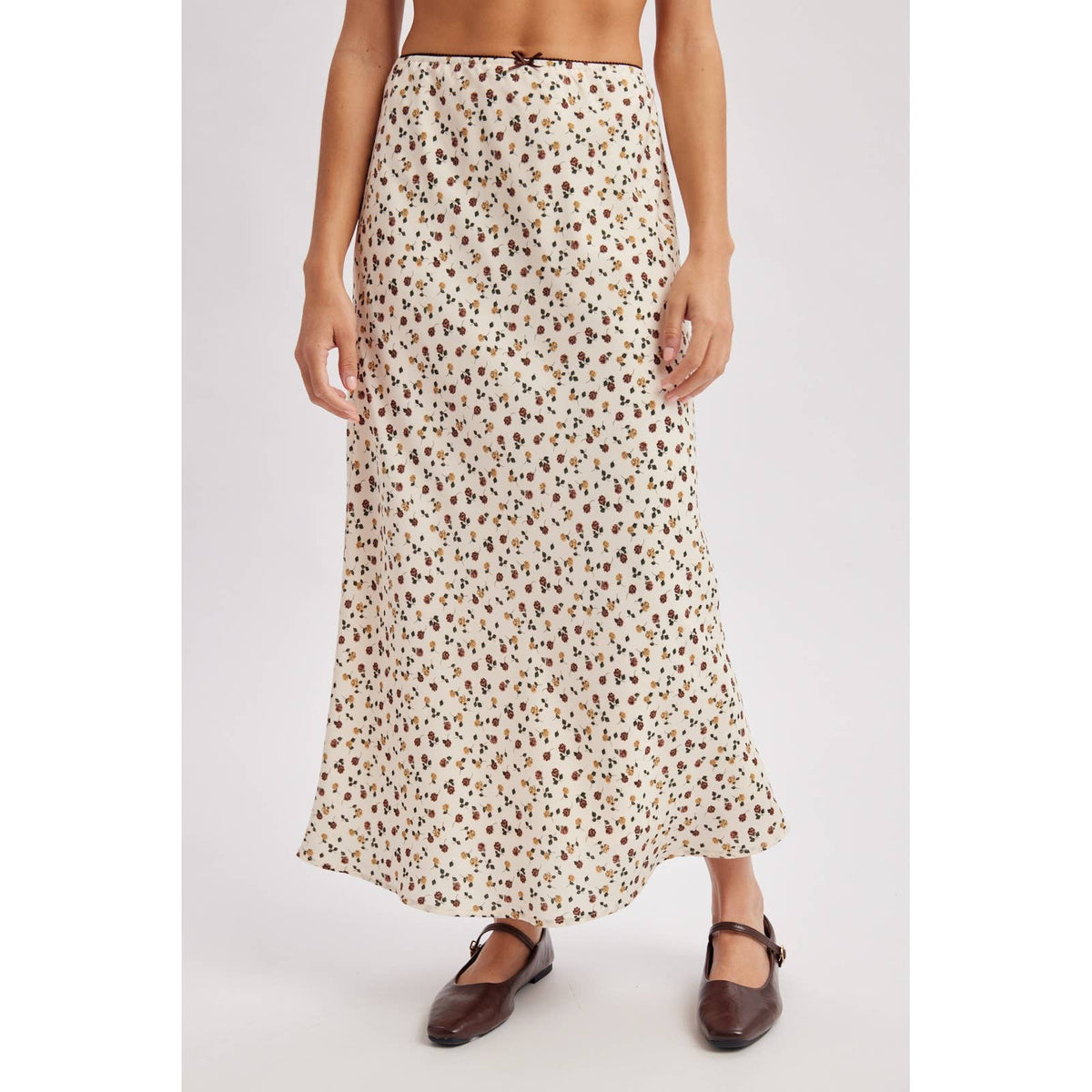 DITSY FLORAL MIDI SKIRT / WL26-13105