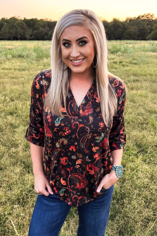 Copper Rose Top