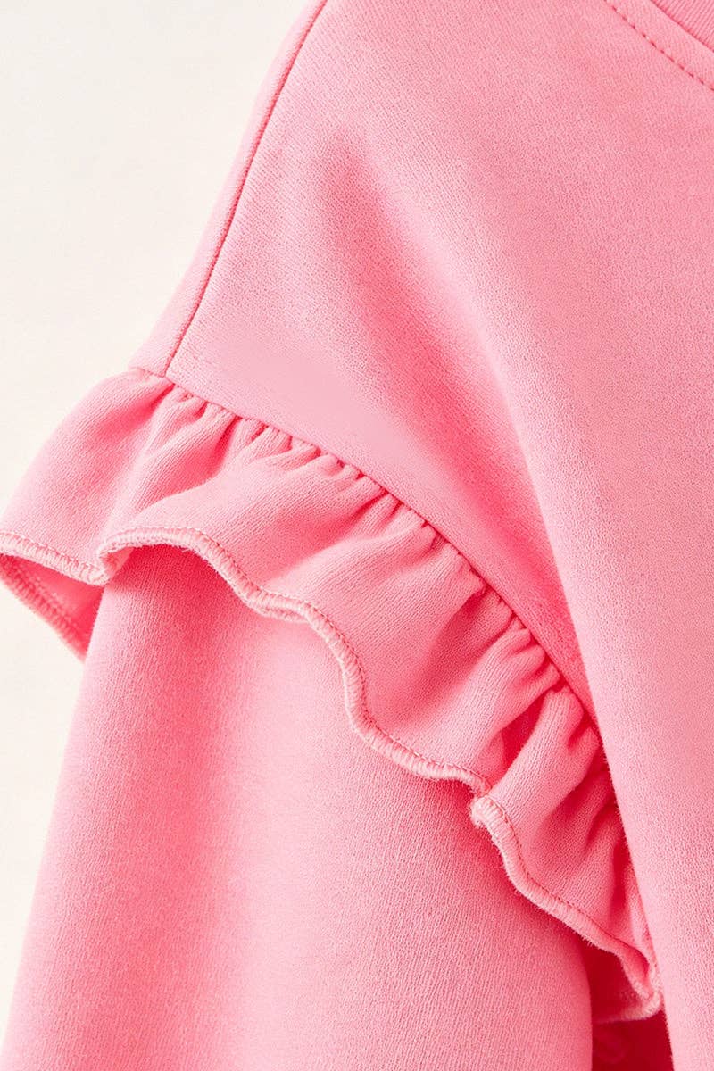 Merry Christmas Pink ruffle set