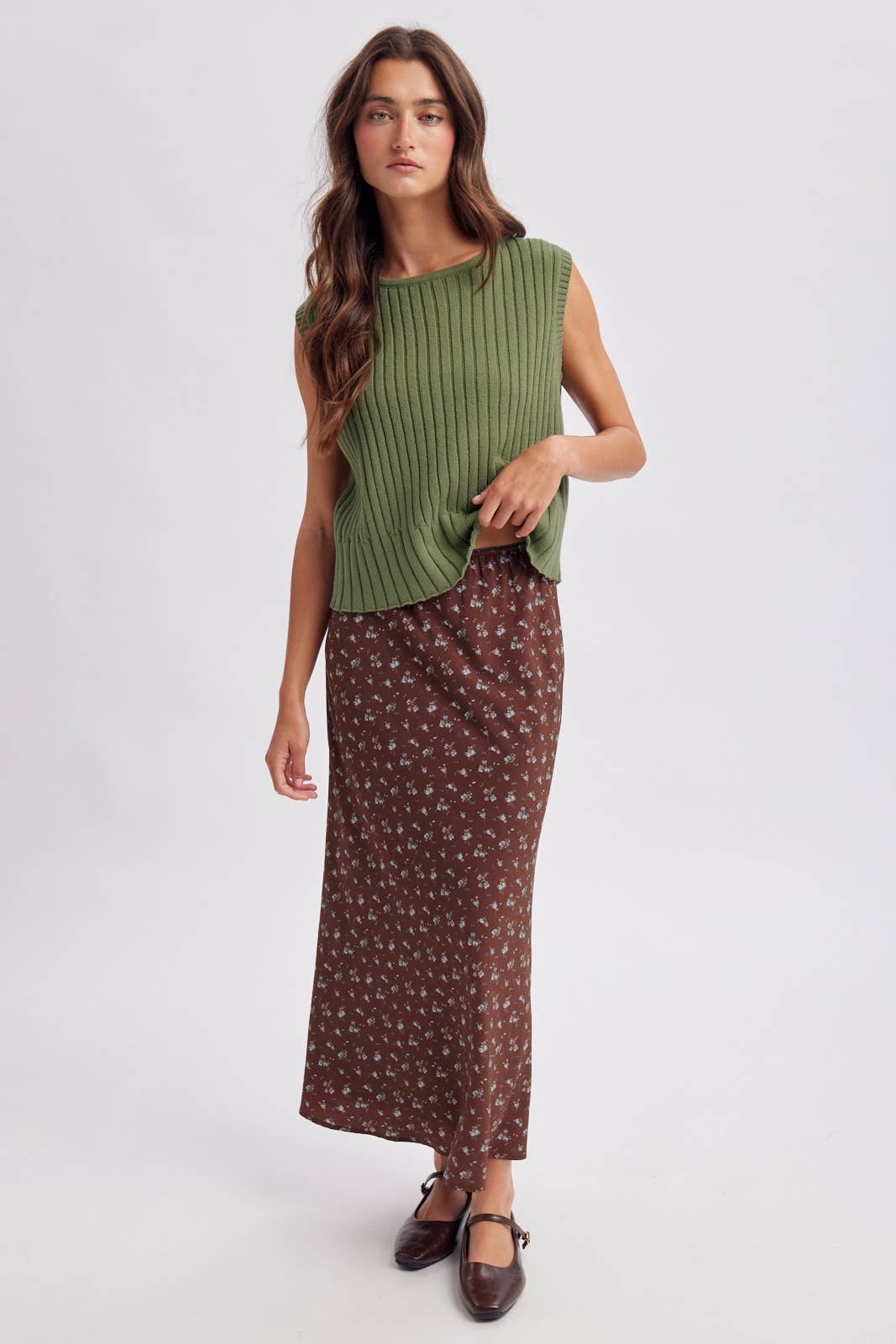 DITSY FLORAL MAXI SKIRT