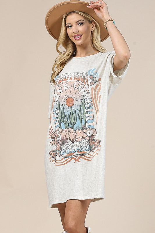 Desert Dreams T-Shirt Dress