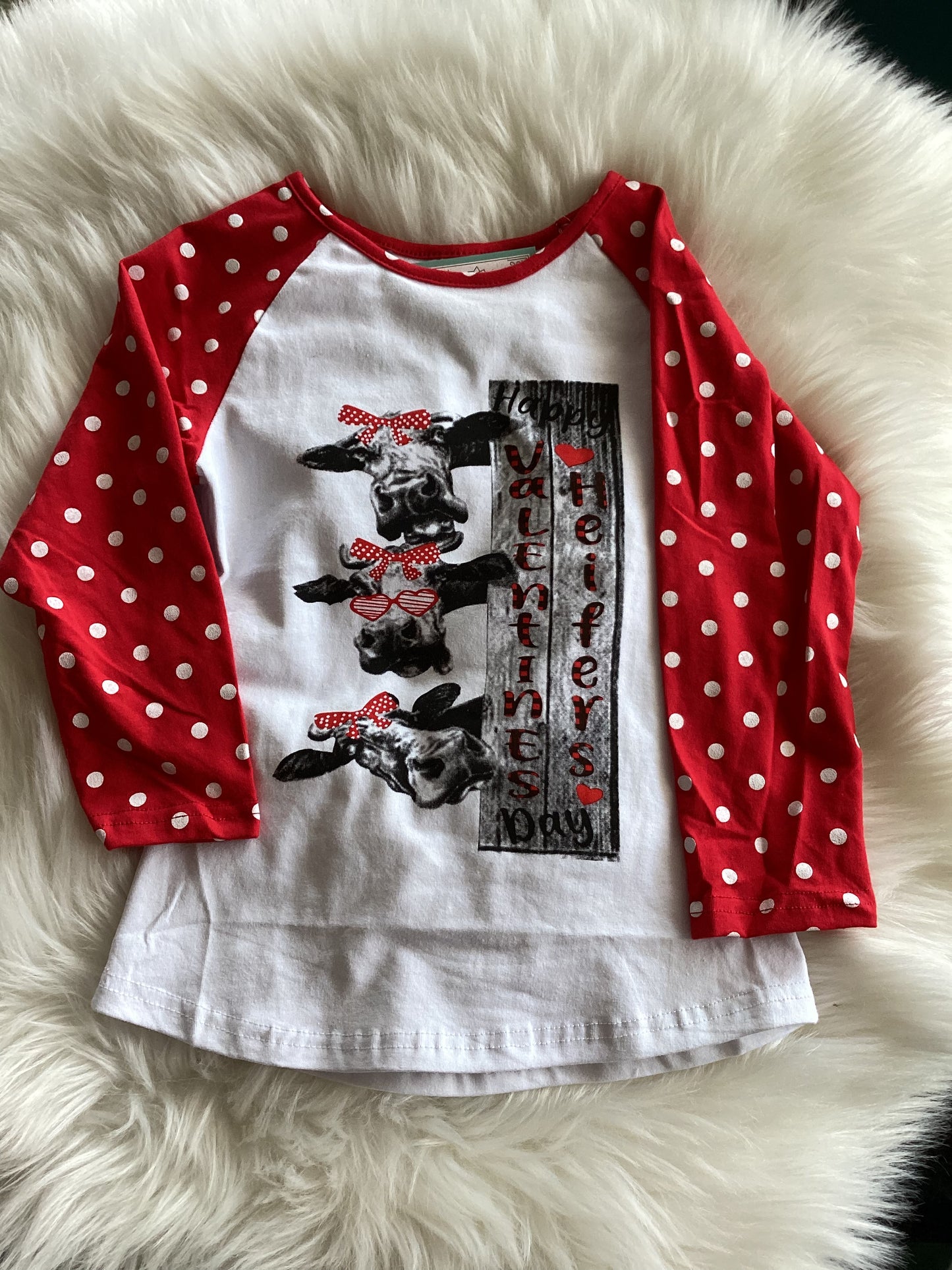 Valentine Heifers Raglan