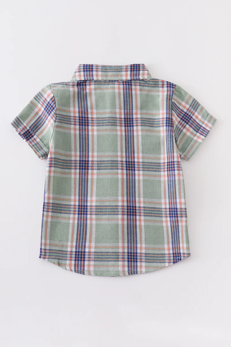 Miles Green Plaid Shirt