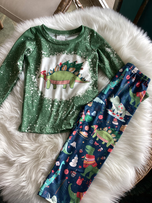 Christmas Dinosaur Set