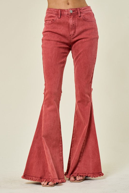 Burnt Orange Bell Bottoms