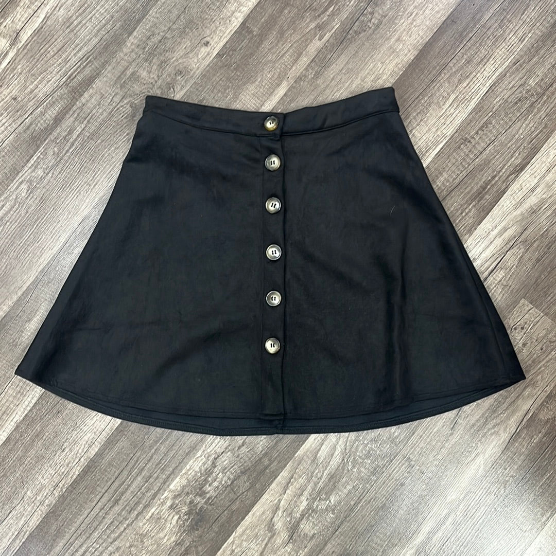 Ivory and Black Woven Skirts