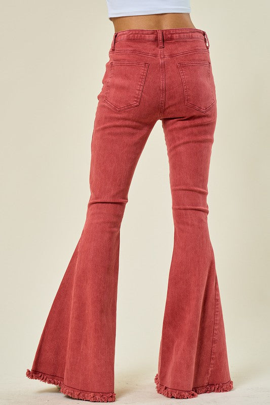 Burnt Orange Bell Bottoms