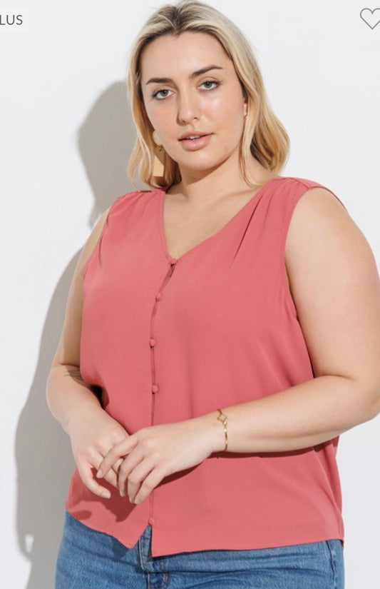 Plus size layering Top